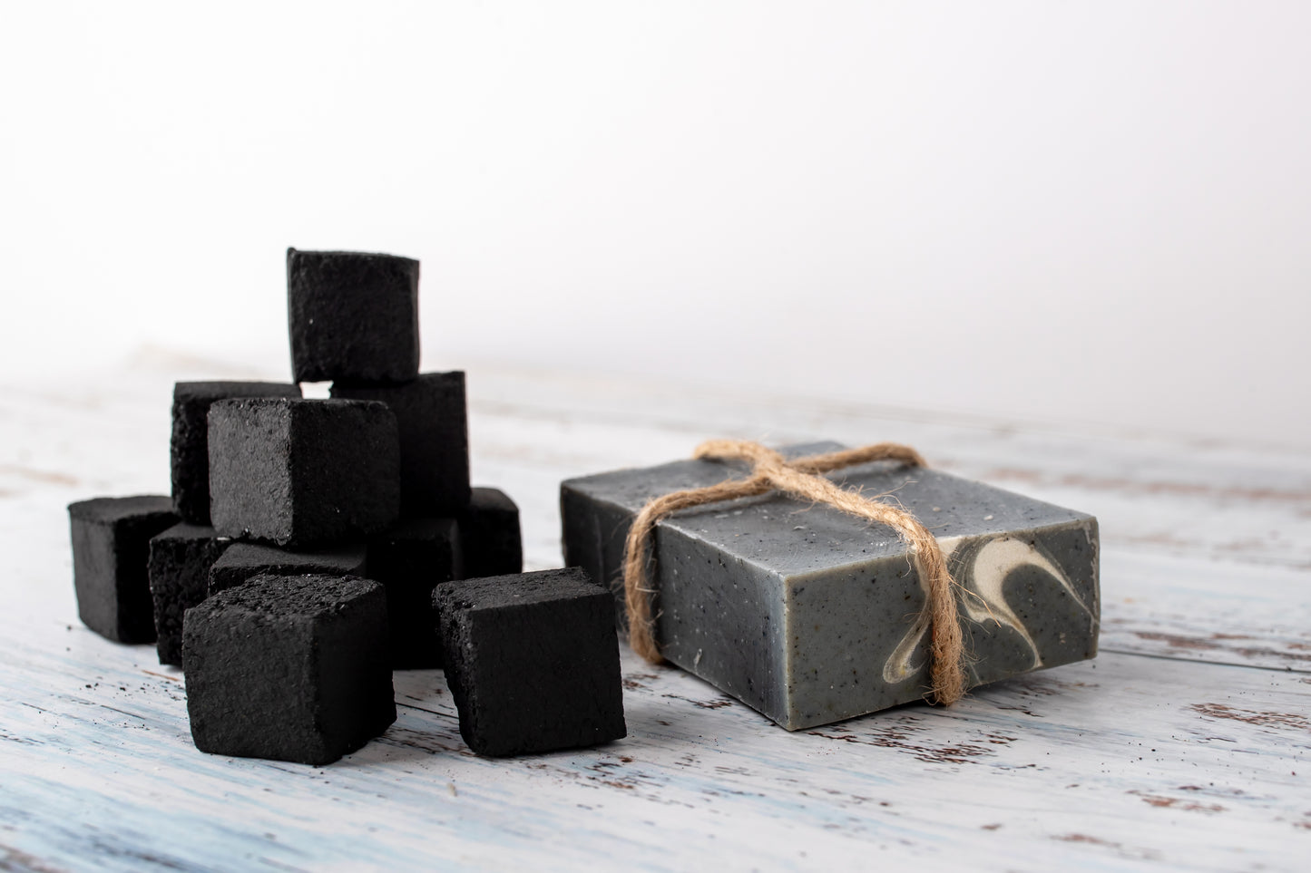 Charcoal soap