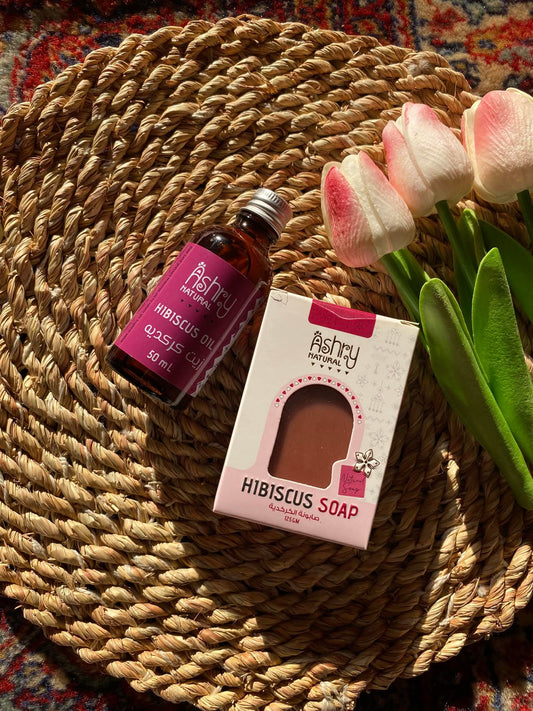 Hibiscus soap